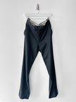 HELMUT LANG - late 1990s PINSTRIPED STRAIGHT LEG TROUSERS