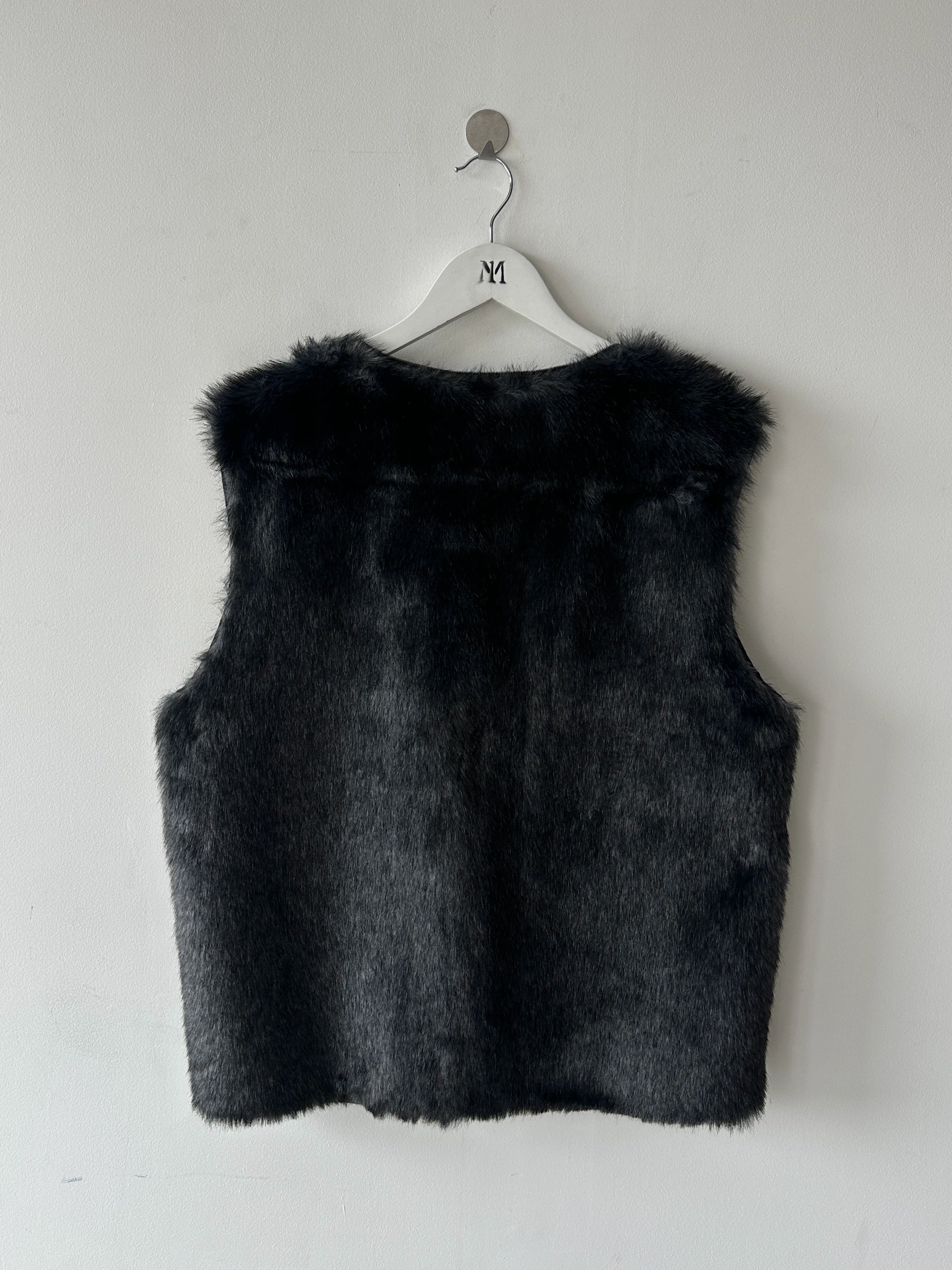 JEAN PAUL GAULTIER OBJET - 1990s PERFORATED LEATHER JACKET WITH ZIP OFF FUR LINING