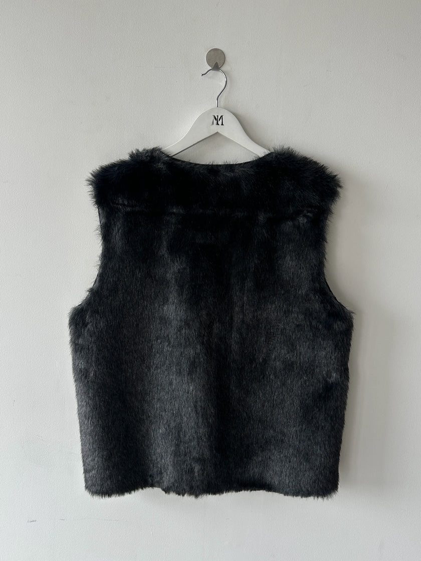 JEAN PAUL GAULTIER OBJET - 1990s PERFORATED LEATHER JACKET WITH ZIP OFF FUR LINING