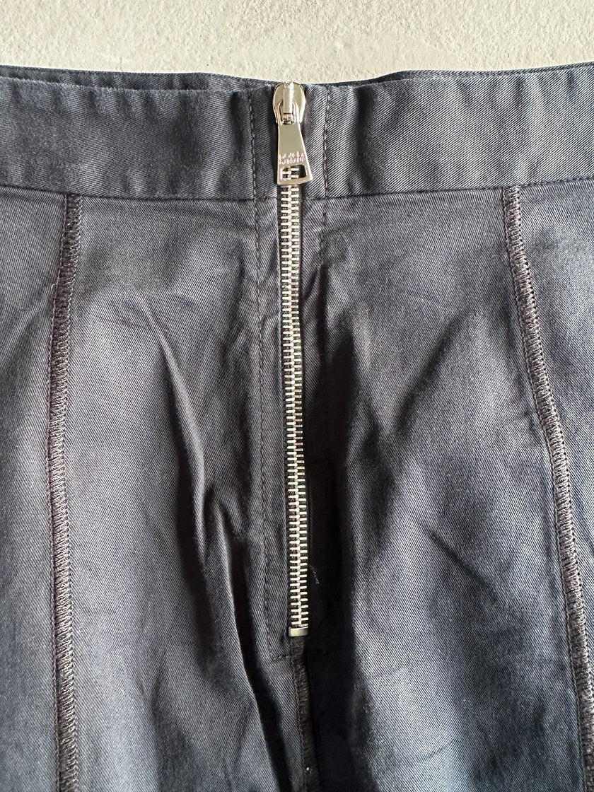 DOLCE & GABBANA - 1990s PENCIL SKIRT WITH STITCHING DETAILS