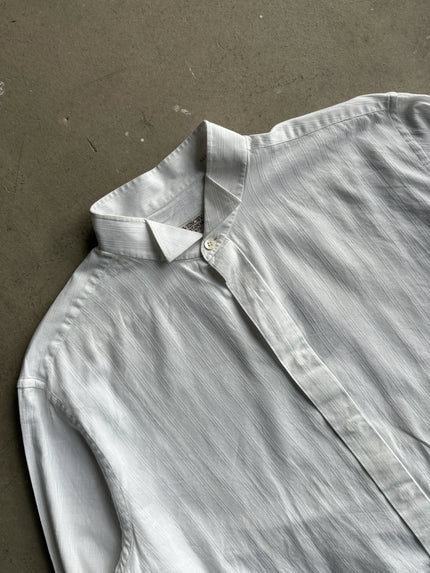 GIVENCHY - 1970s WING COLLAR WHITE SHIRT