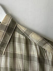 COMME DES GARÇONS - S/S 1994 CHECKED SHORT SLEEVE SHIRT WITH FLOWING DETAILS AT HEM