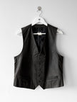 AGNÈS B. - 1990s LEATHER VEST GILET
