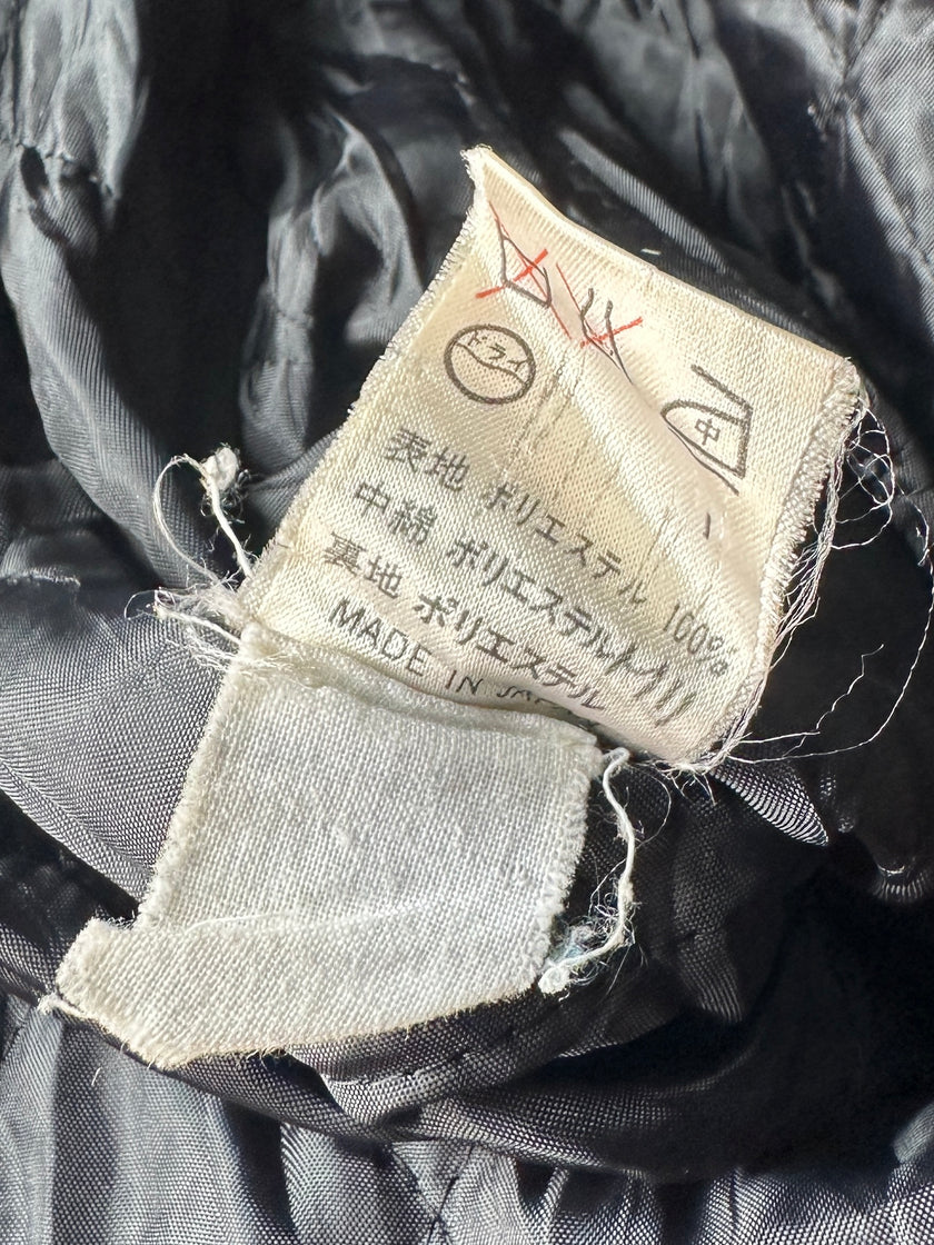 JEAN PAUL GAULTIER JEANS - 1990s LONG COAT WITH CONTRASTING SEAMS