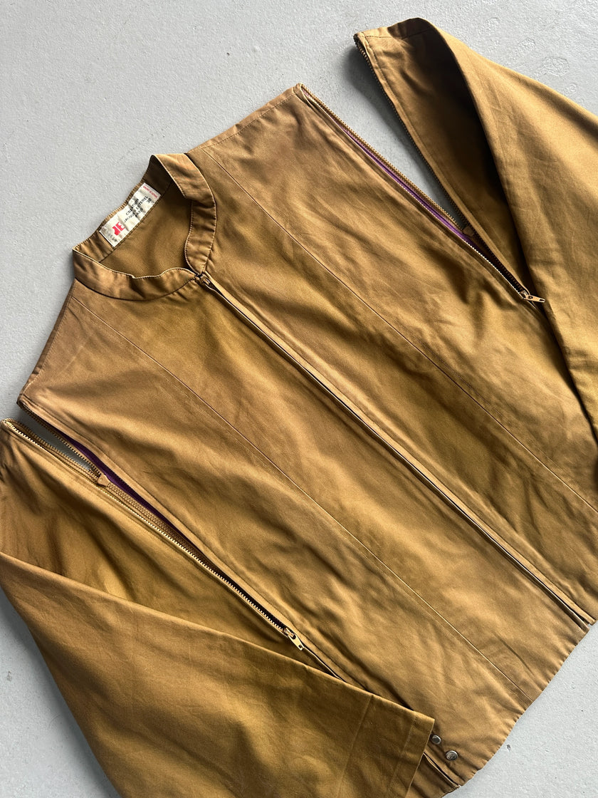 JACQUES ESTEREL - 1970s 2 in 1 ZIPPABLE VEST JACKET