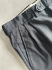 1990s PINSTRIPED FRONT PLEATS TAILORED TROUSERS