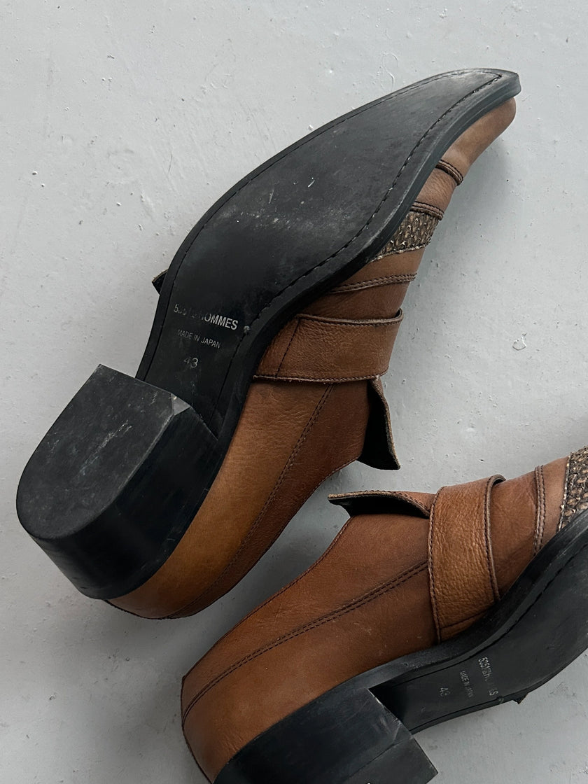 5351 POUR LES HOMMES - early 2000s WESTERN SLIP ON SHOES