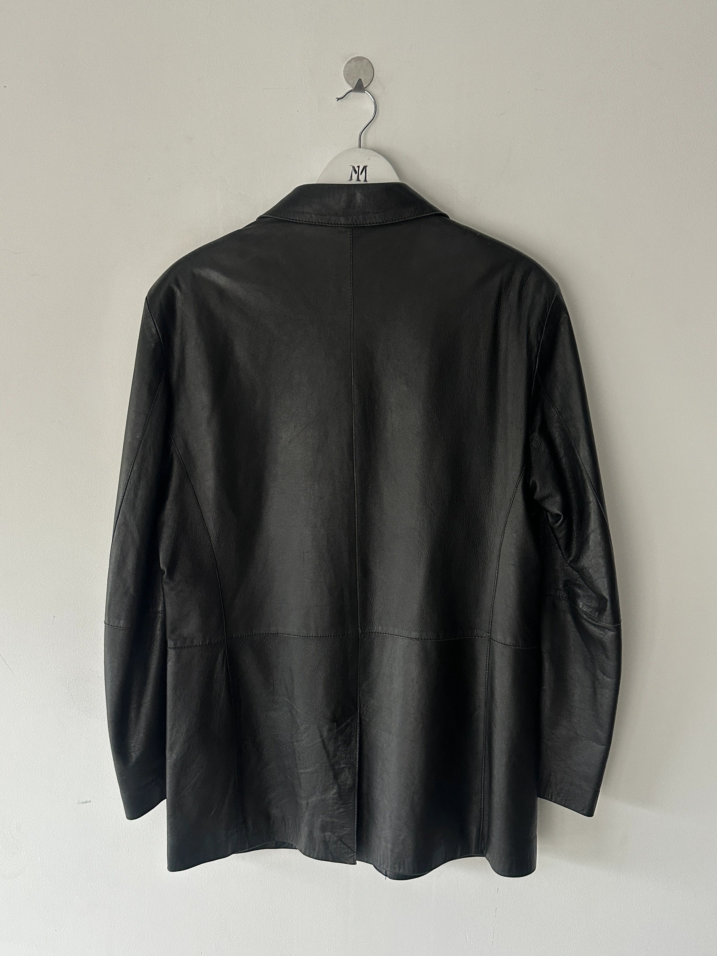GIANFRANCO FERRÉ - early 2000s SOFT LEATHER BLAZER