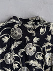 YOHJI YAMAMOTO Y's - S/S 2002 FLORAL BACK LINEN CARDIGAN