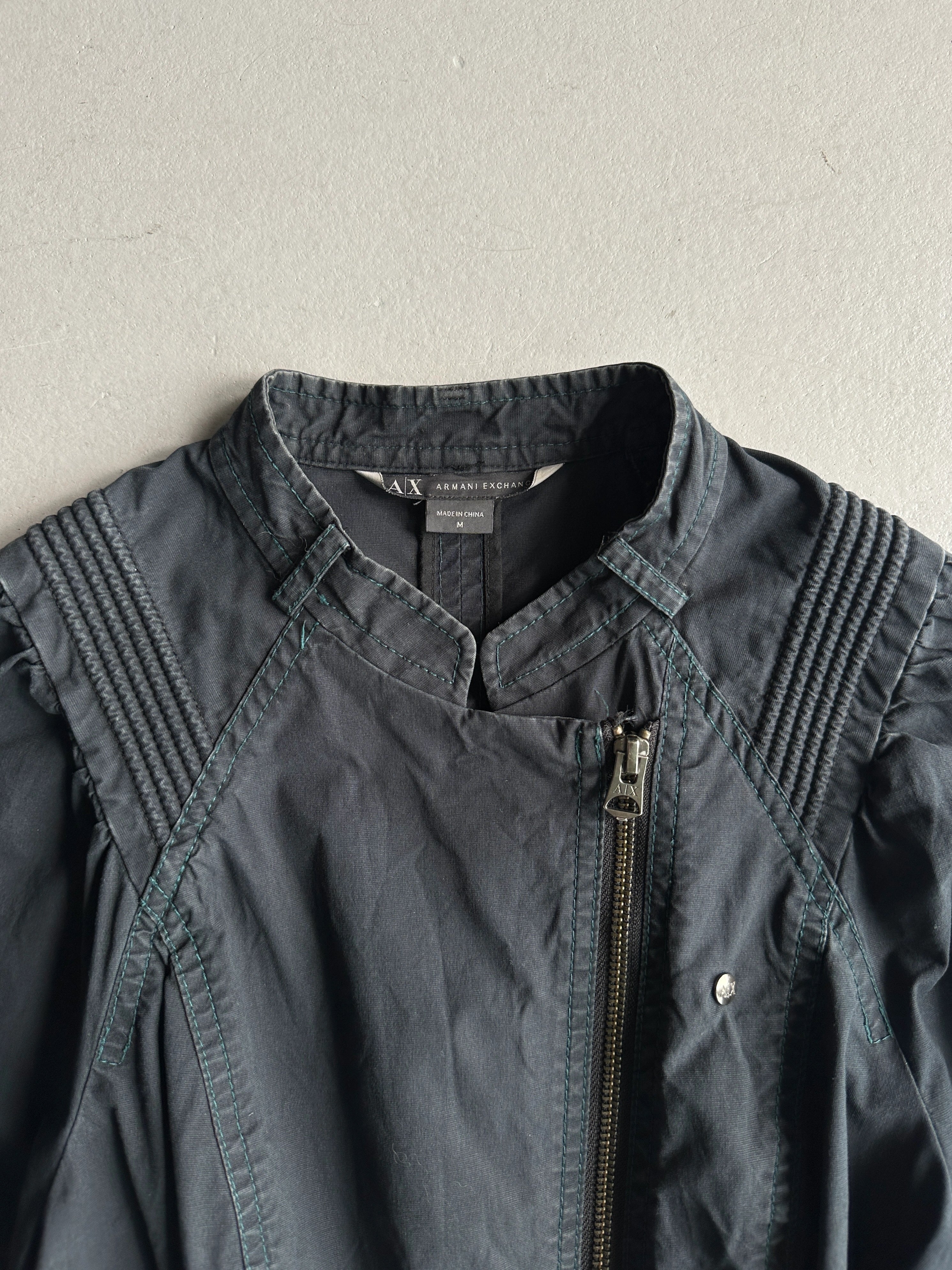 ARMANI EXCHANGE - 2000s PEPLUM HEM JACKET