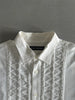 ISSEY MIYAKE - S/S 2005 KNOT FRONT PANEL LONG SLEEVE SHIRT