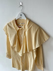 COMME DES GARÇONS -1980s ASYMMETRIC CAPE OVERLAY SHIRT