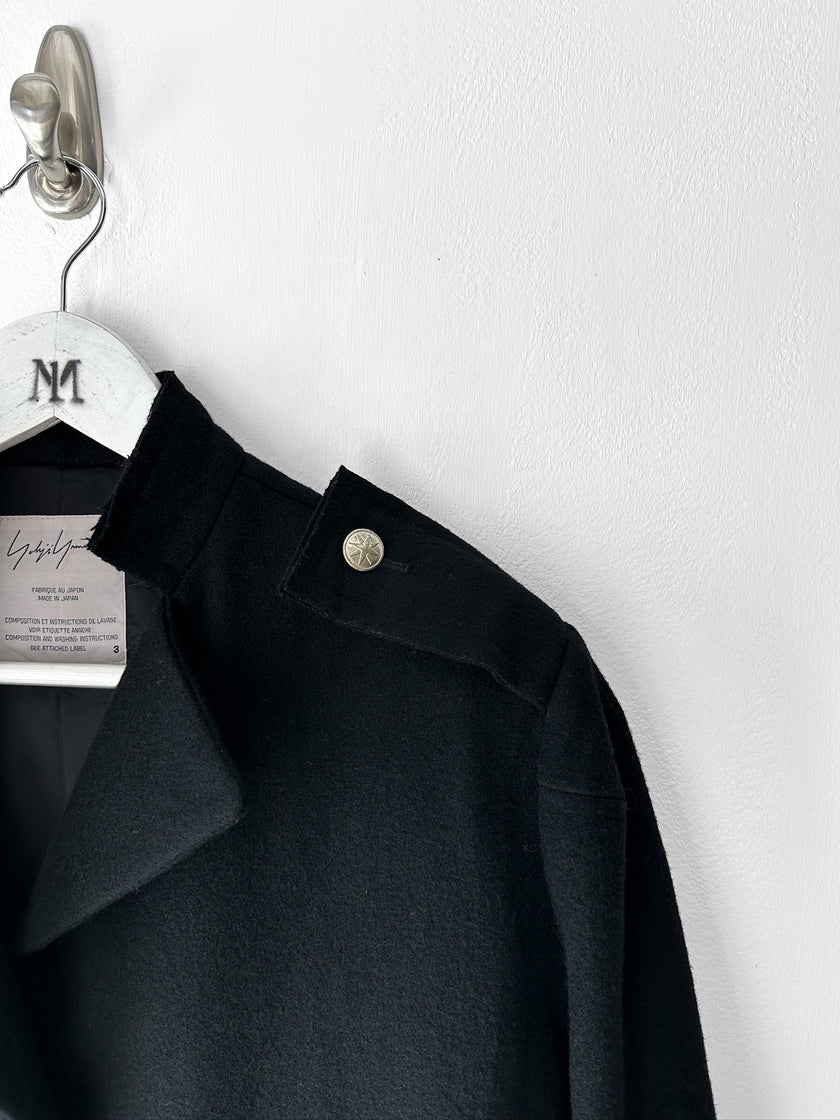 YOHJI YAMAMOTO - F/W 2006 WOOL JACKET WITH DECONSTRUCTED HEM