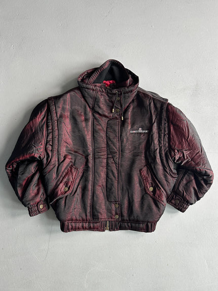 CERRUTI 1881 SPORT - 1980s IRIDESCENT BOMBER JACKET