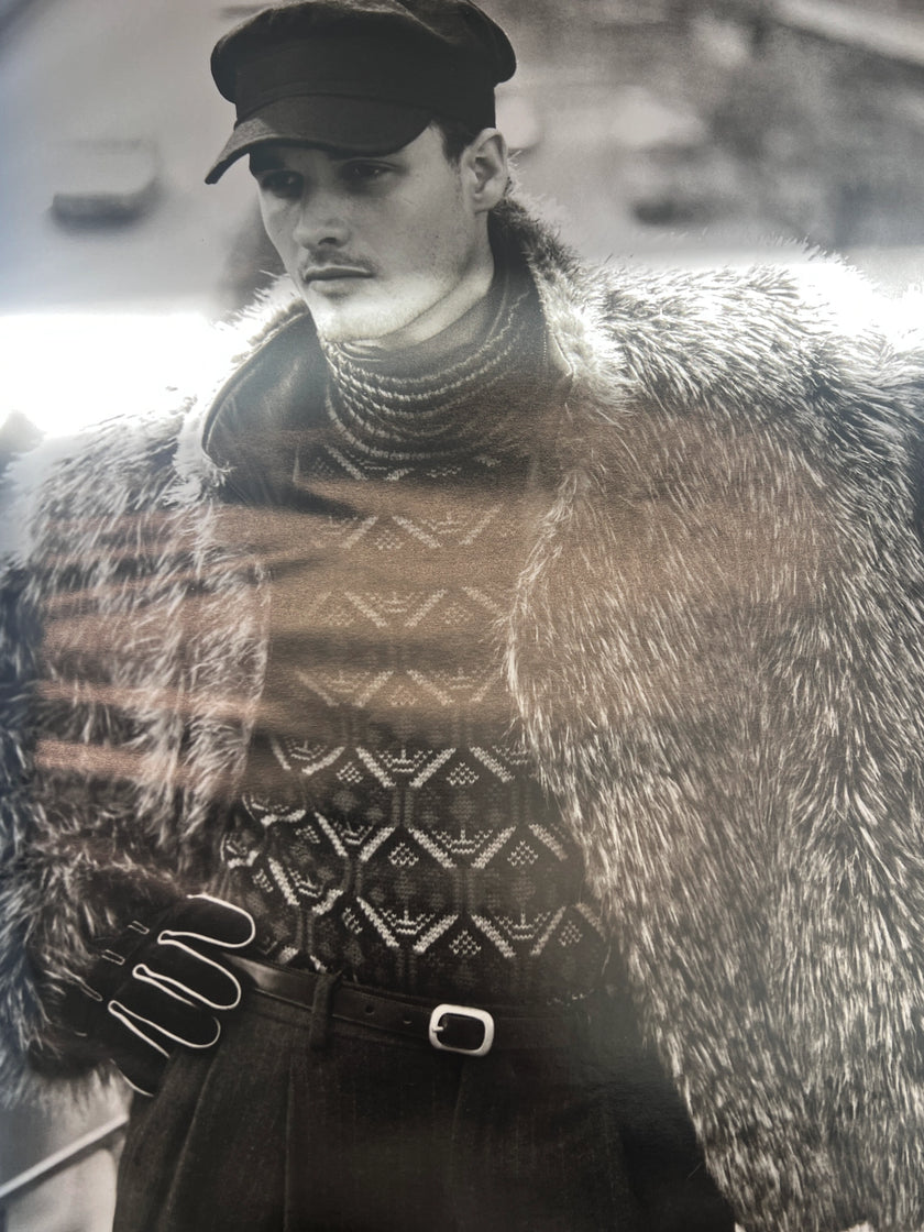EMPORIO ARMANI F/W 1995 FUR BOMBER JACKET