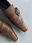 5351 POUR LES HOMMES - early 2000s WESTERN SLIP ON SHOES