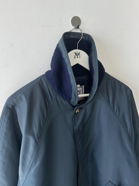 VERSACE - F/W 2003 NYLON BOMBER JACKET WITH OVERSIZED HOOD