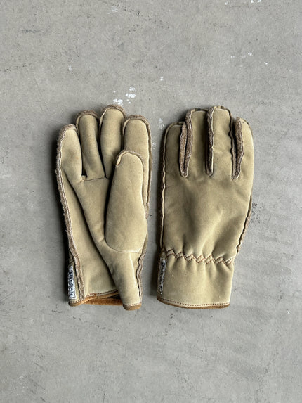 ARMANI JEANS - 1990s SHEARLING GLOVES