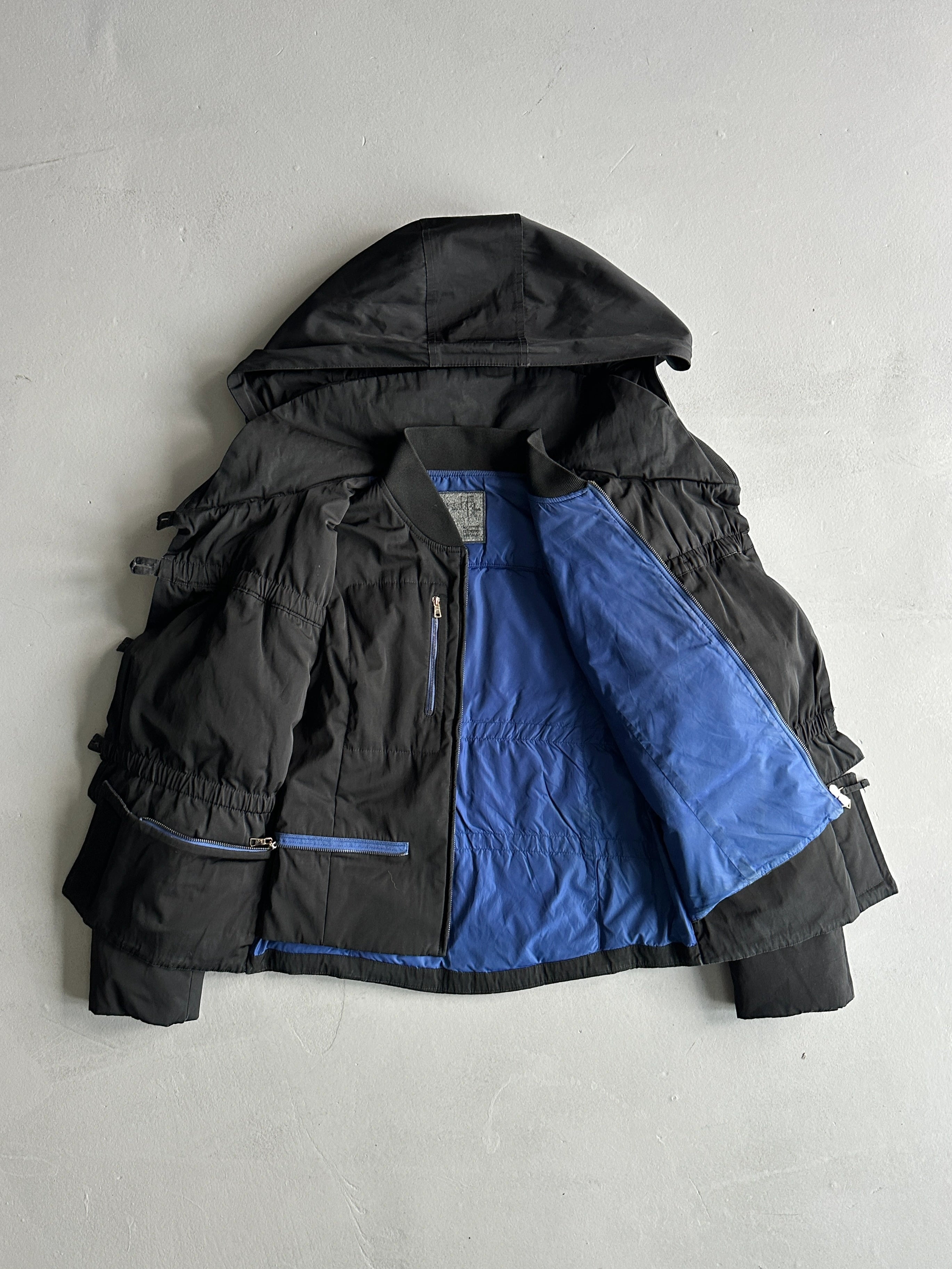 MARITHÉ + FRANÇOIS GIRBAUD - A/W 2013 HOODED PARACHUTE PUFFER JACKET