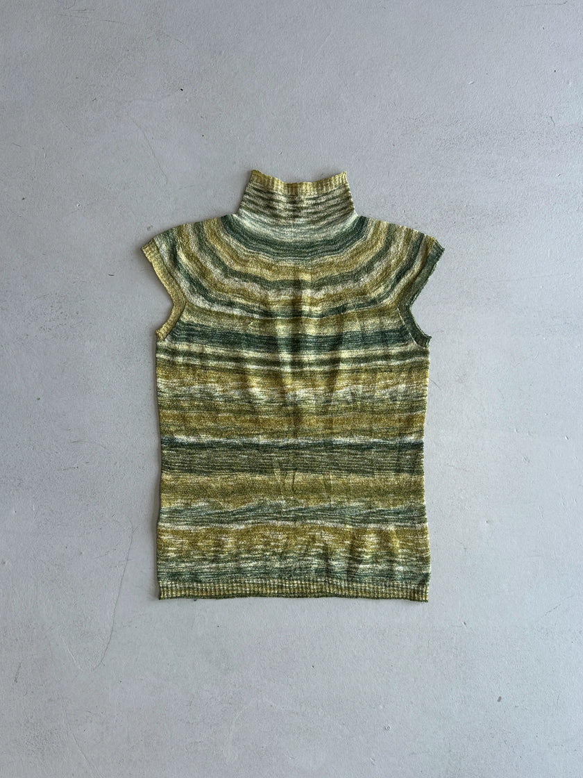 HIROKO KOSHINO - 1990s SEMI SHEER KNIT TOP