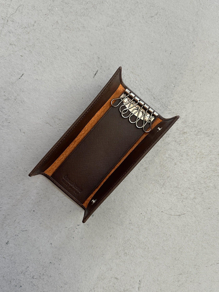 GIORGIO ARMANI - 1990s LEATHER KEY HOLDER