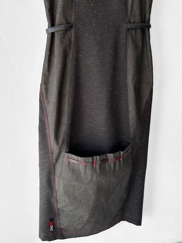 BELGIAN LABEL - early 2000s TWO PIECE SET WITH DRESS AND JACKET