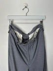 YOHJI YAMAMOTO - S/S 1999 STRIPED TROUSERS WITH ADJUSTABLE TIE HEMS