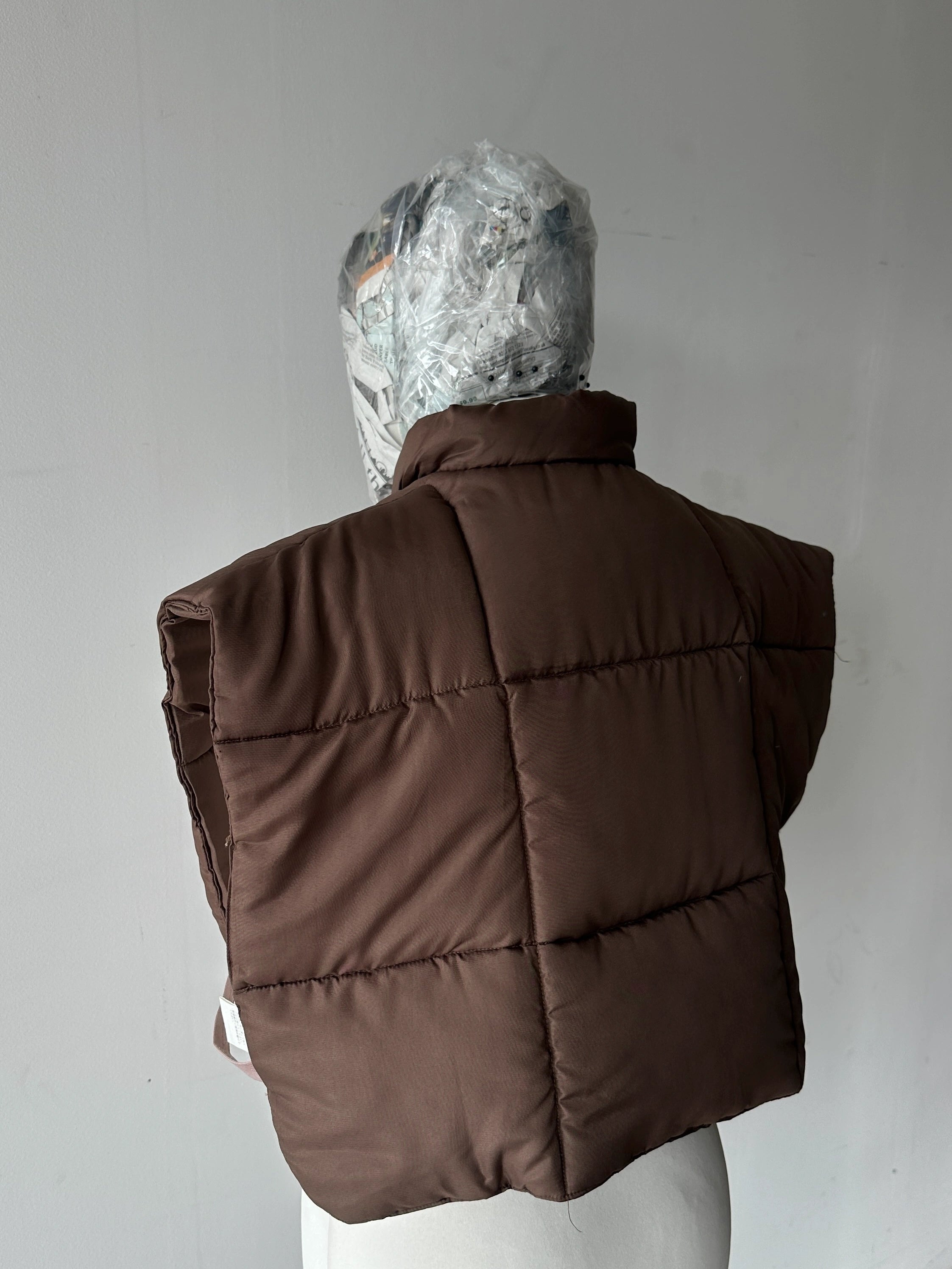 KANSAI YAMAMOTO - late 1990s CROP FIT QUILTED VEST