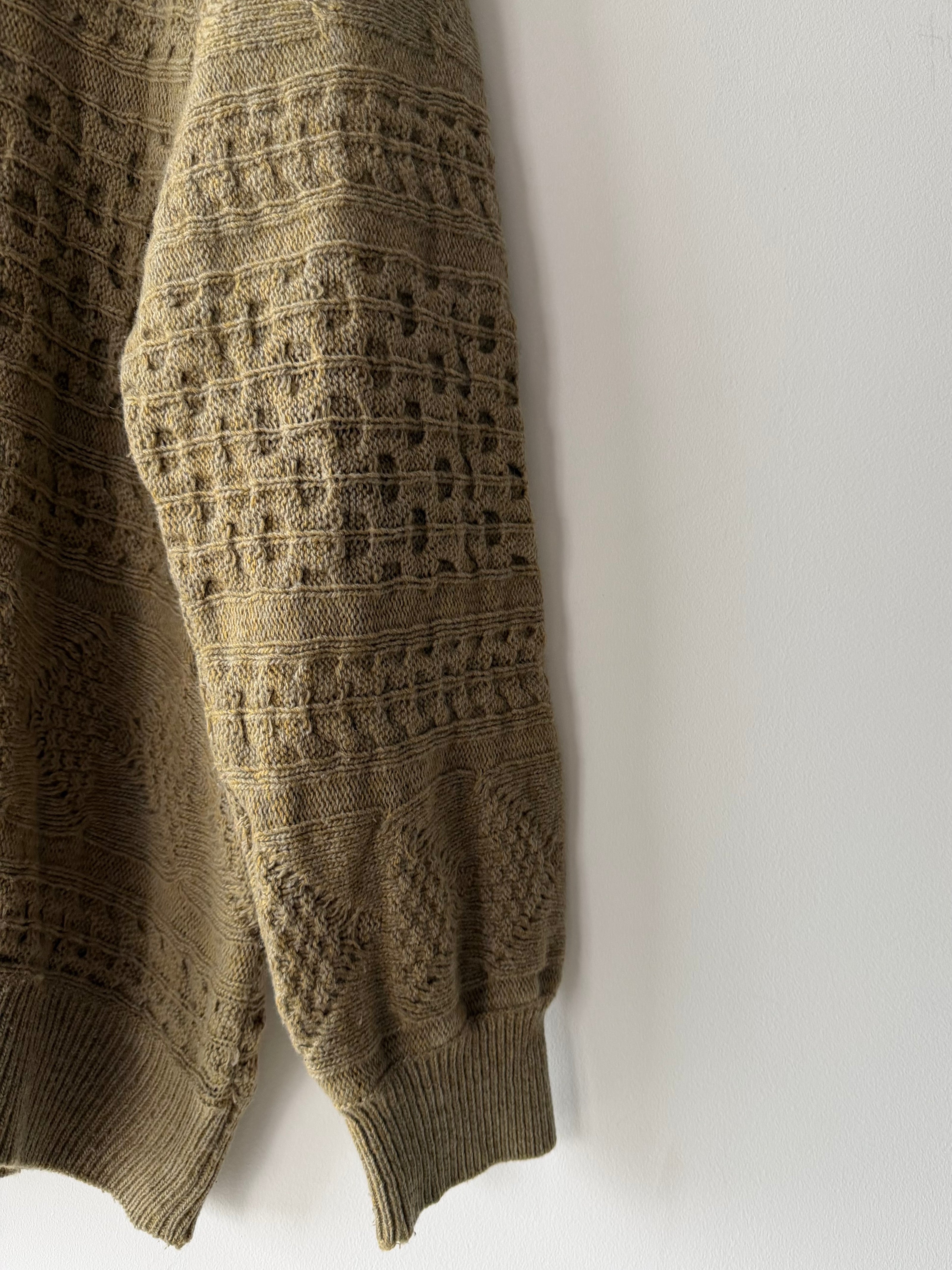 GIANFRANCO FERRÉ STUDIO 001 - 1990s CHUNKY KNIT OVERSIZED JUMPER