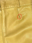 GIANNI VERSACE - 1980s LEATHER TROUSERS WITH FRONT PLEATS