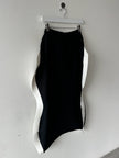 ISSEY MIYAKE -  F/W 2023 SCULPTURAL SKIRT WITH CURVED SIDE PANELS