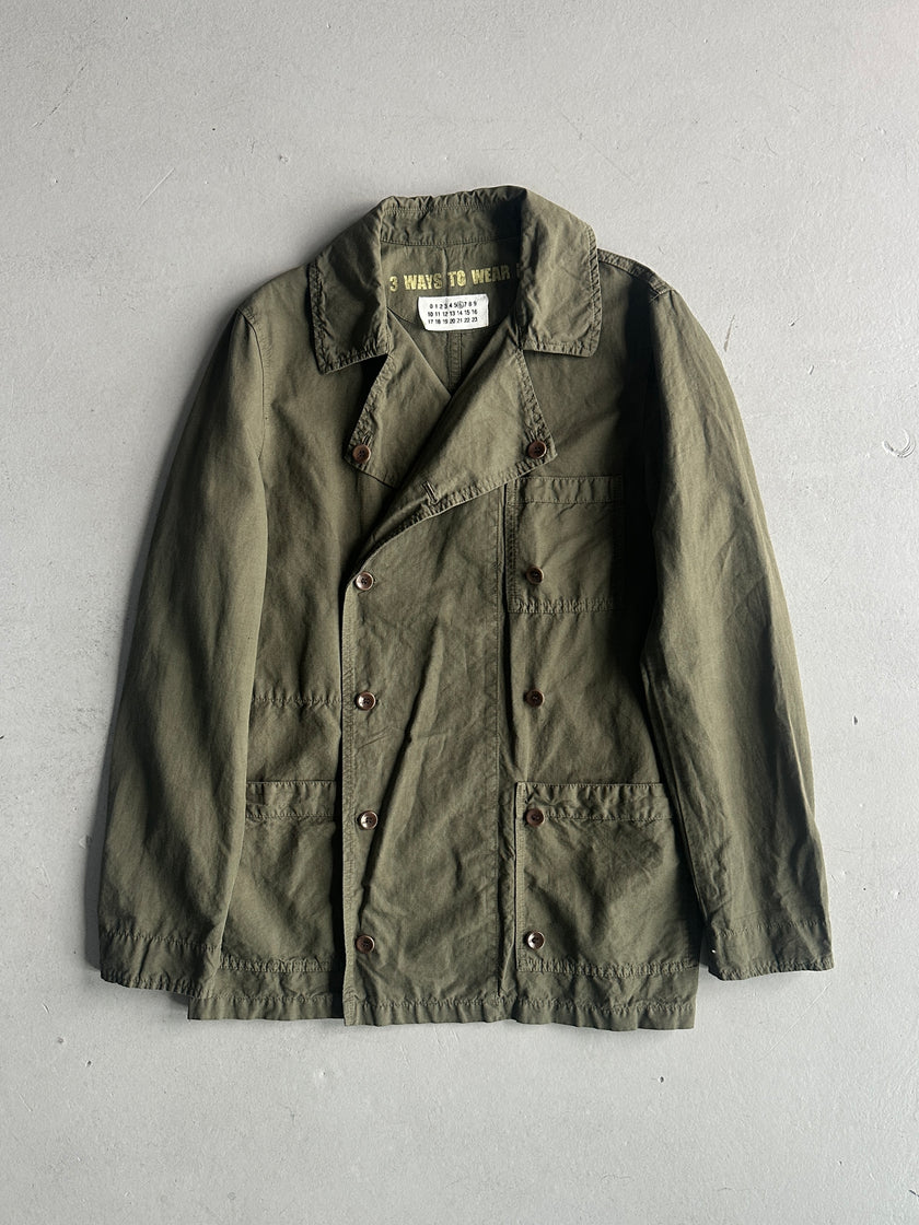 MARTIN MARGIELA - S/S 2003 3 WAYS TO WEAR BUTTONED JACKET