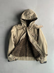 STONE ISLAND DENIMS - A/W 2006 HOODED JACKET WITH REMOVABLE SHEARLING LINING