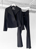 EMPORIO ARMANI - F/W 2001 PINSTRIPE SUIT WITH FLARED LEG TROUSERS
