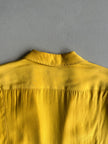 KENZO - 1980s TIE WAIST OPEN FRONT SILK BLOUSE