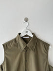 DANIELE ALESSANDRINI - early 2000s VEST SHIRT WITH SIDE BUCKLE STRAPS