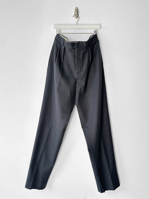 EMPORIO ARMANI - circa 1999 PLEATED FRONT TAILORED TROUSERS