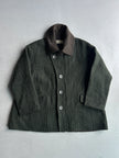 ISSEY MIYAKE - F/W 1995 CONTRASTING COLLAR FELTED WOOL JACKET