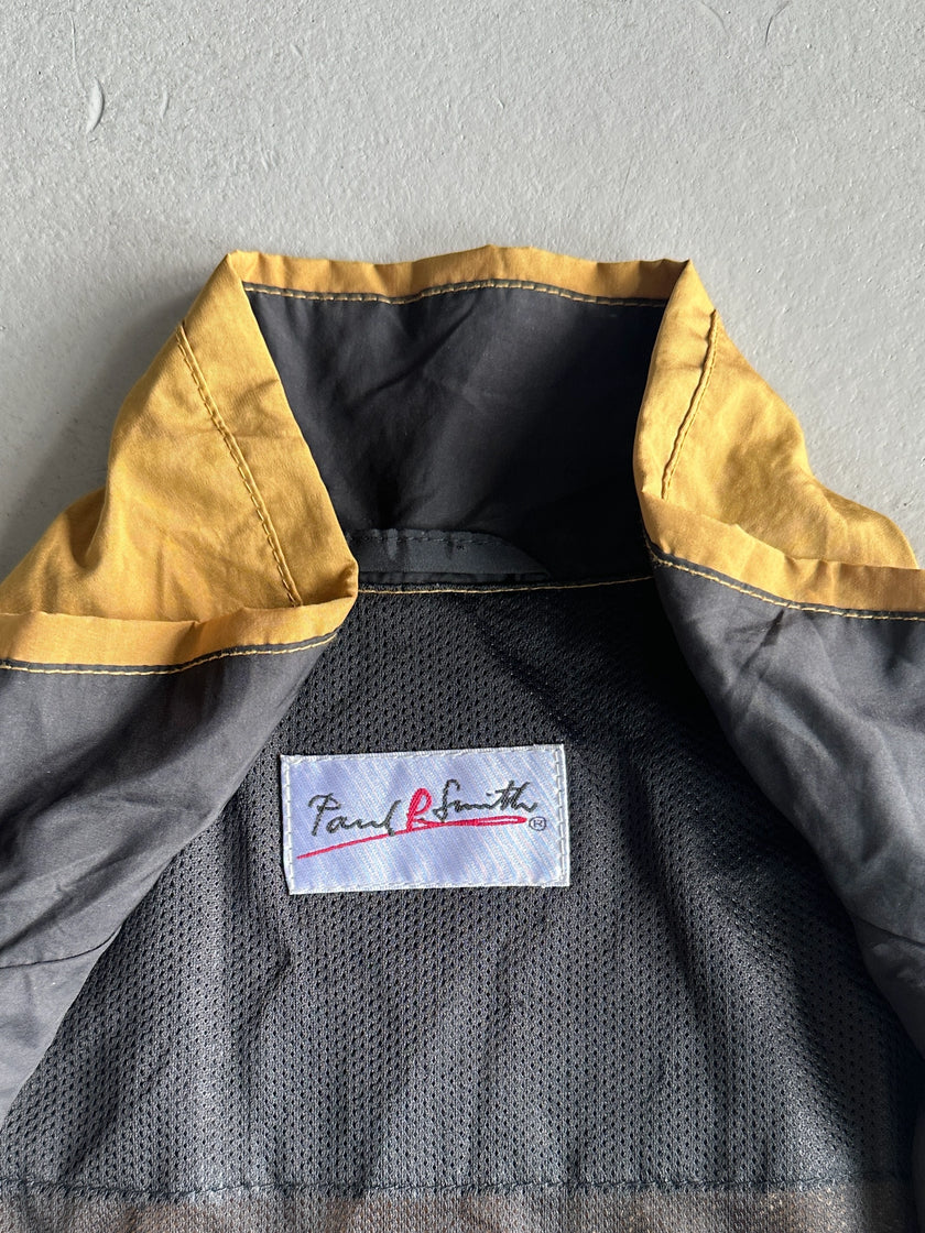 PAUL SMITH RED - 1990s WATERPROOF FUNNEL NECK PARKA