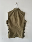 DANIELE ALESSANDRINI - early 2000s VEST SHIRT WITH SIDE BUCKLE STRAPS