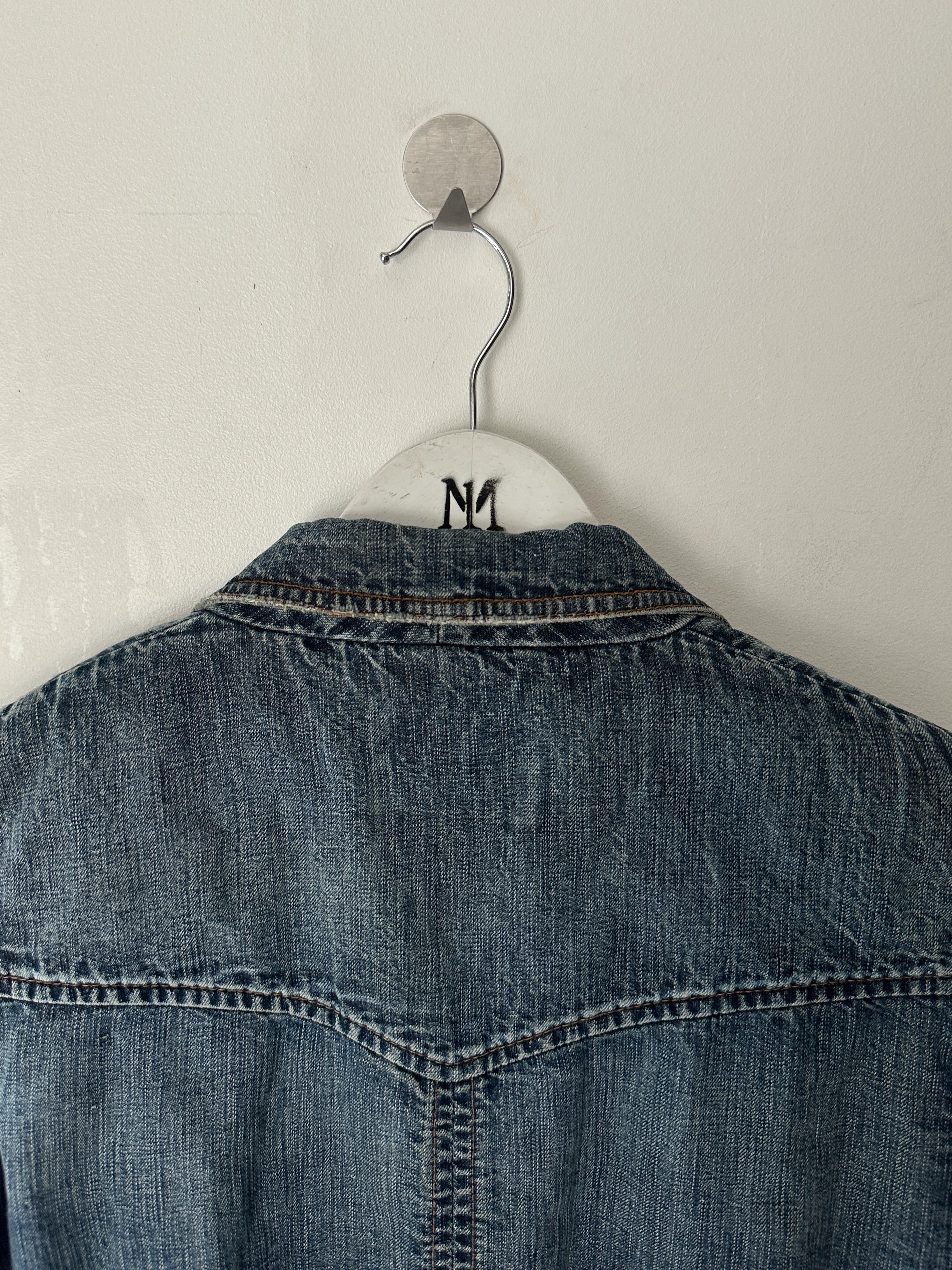 ICEBERG  - S/S 2006 DOUBLE BREASTED WAIST DENIM JACKET