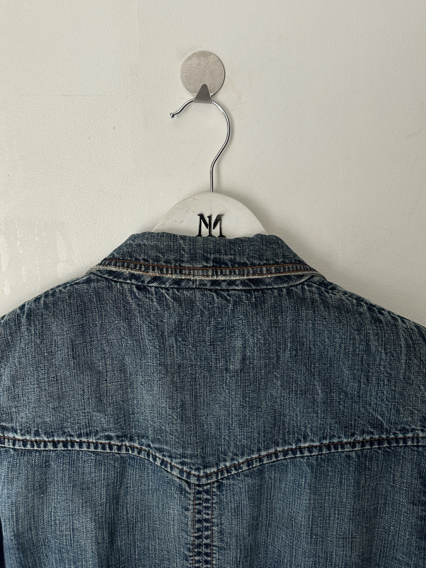 ICEBERG  - S/S 2006 DOUBLE BREASTED WAIST DENIM JACKET