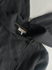 EMPORIO ARMANI - early 2000s FISHTAIL HOOD WOOL JACKET