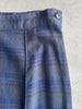 YOHJI YAMAMOTO Y's -  2000s PLAID SKIRT WITH FLARED HEM