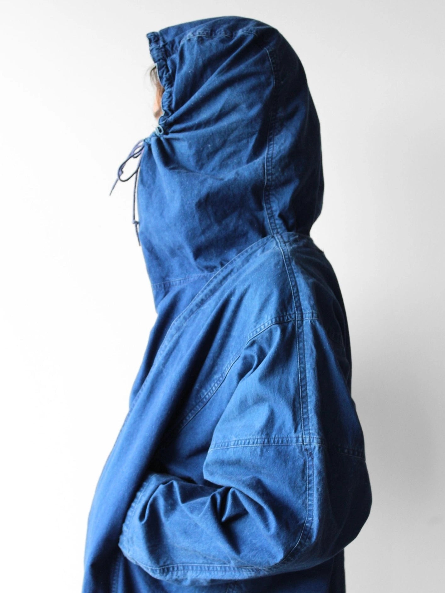 MARITHÉ + FRANÇOIS GIRBAUD 1980s FACE MASK LONG SMOCK