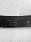 DRIES VAN NOTEN - F/W 2002 PONY HAIR LEATHER BELT