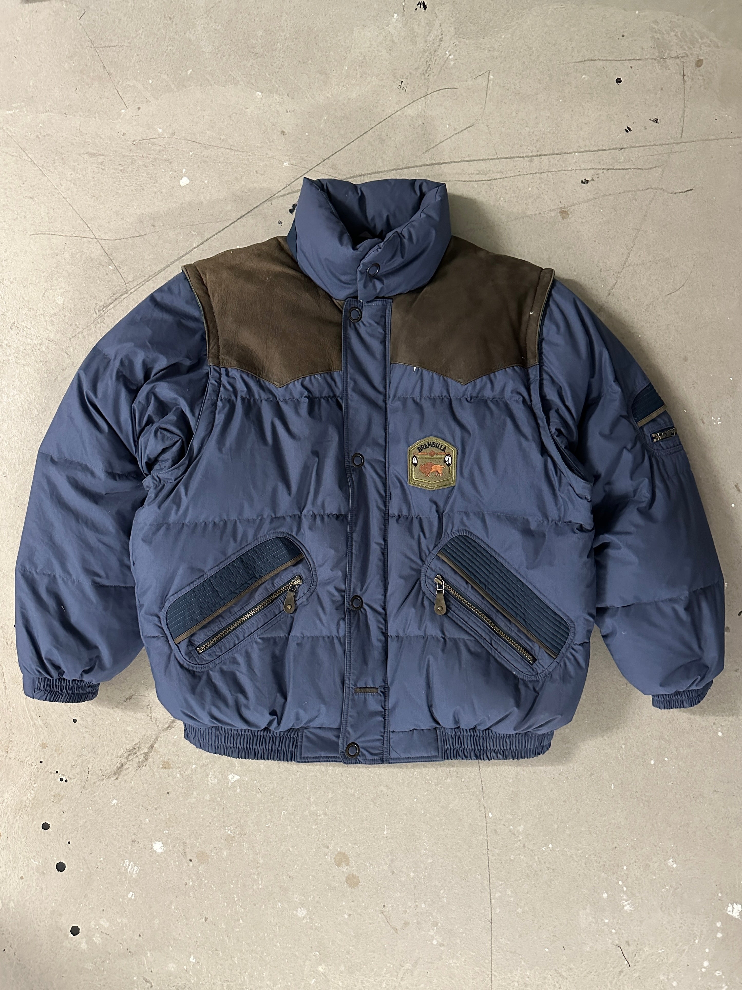 1990s PUFFER JACKET WITH REMOVABLE SLEEVE