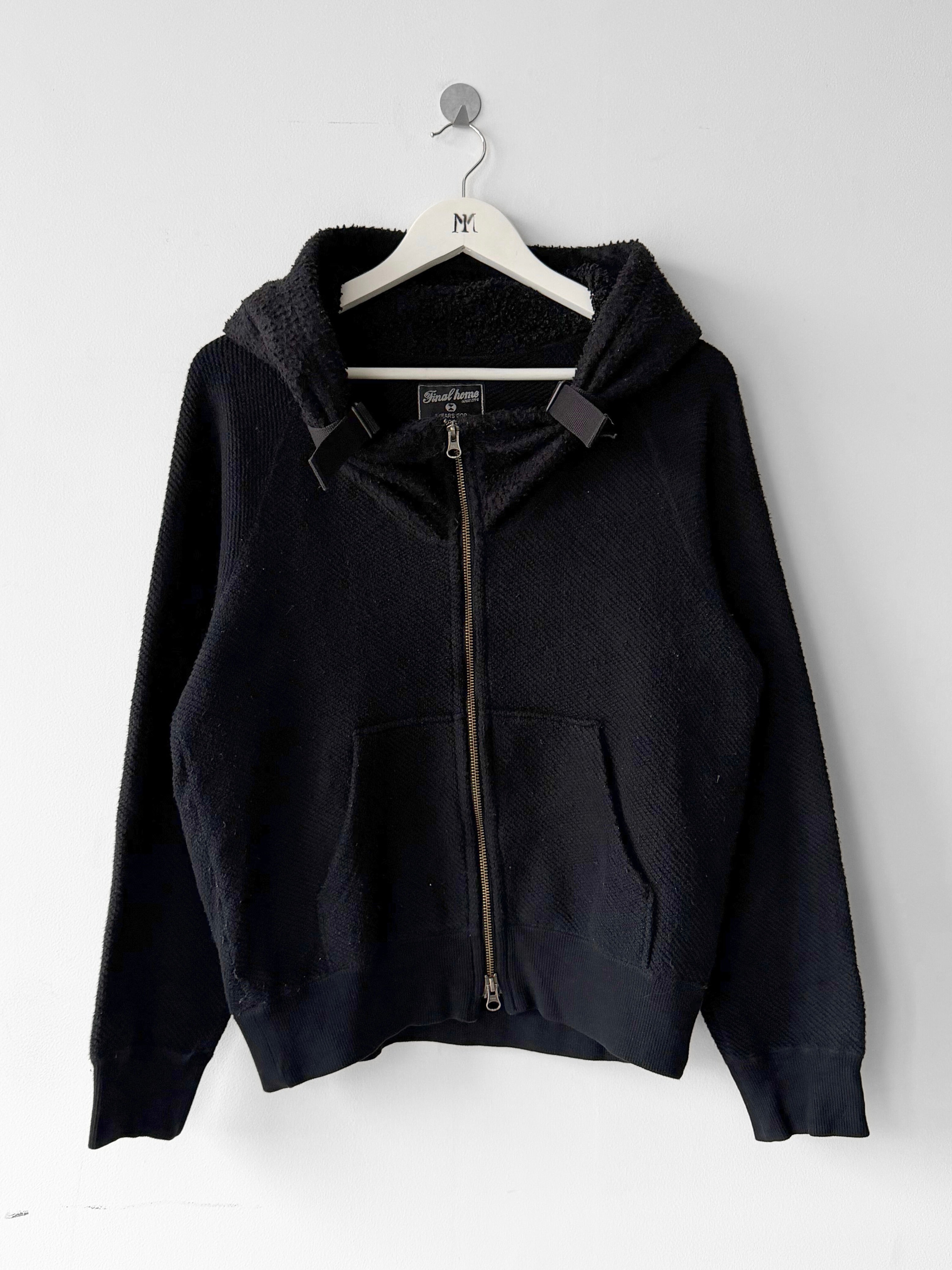FINAL HOME - early 2000s ZIPPED FLEECE HOODIE