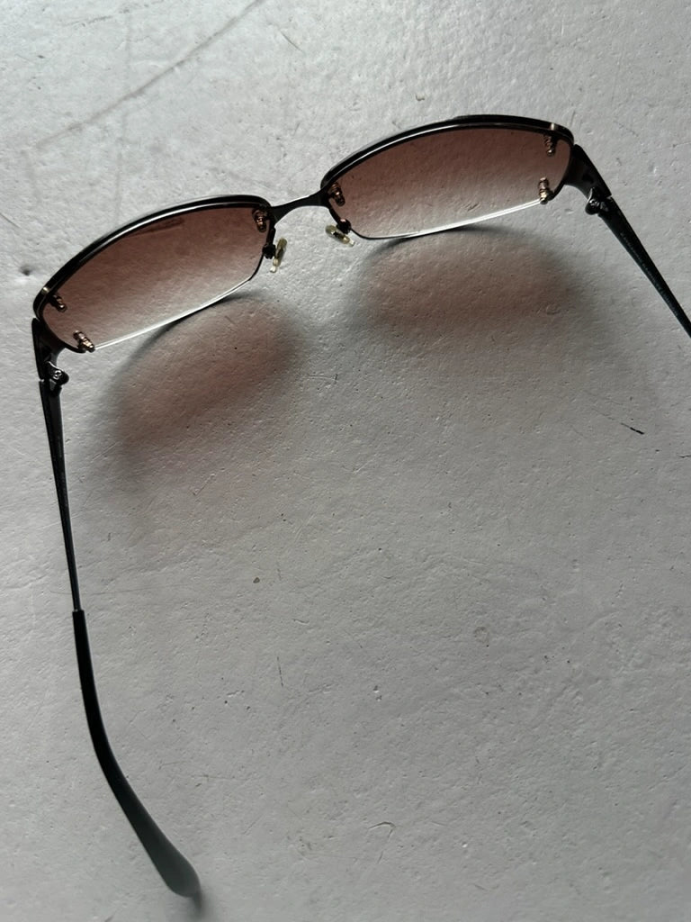 KATHARINE HAMNETT  - 1990s RIMLESS SUNGLASSES WITH EXPOSED BOLTS