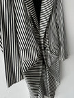 ISSEY MIYAKE - F/W 1995 TAILCOAT STRIPED BLAZER